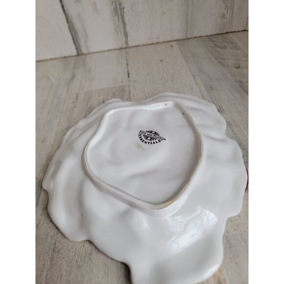 Fitz Floyd Santa fat Jolly santa home plate decor vintage xmas - Picture 7 of 8